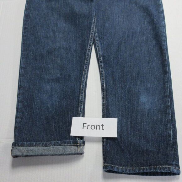 BOOTHEEL TRADING CO Kennett Beach CAPRI Skimmer Denim Jeans Sz 27/4 Cheryl Crow - Picture 6 of 12